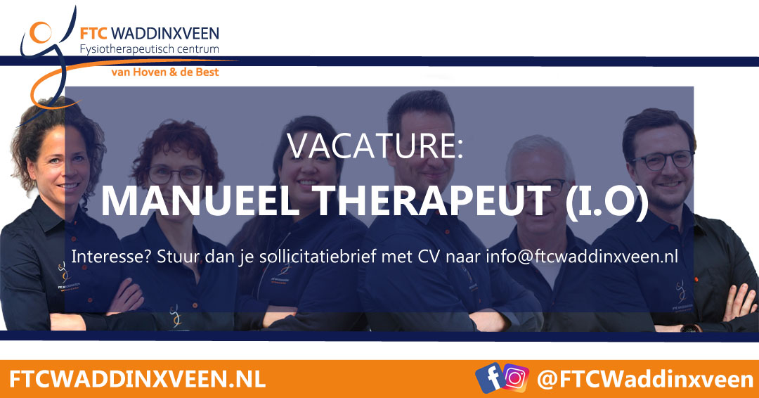 Vacature Manueel Therapeut (i.o.)