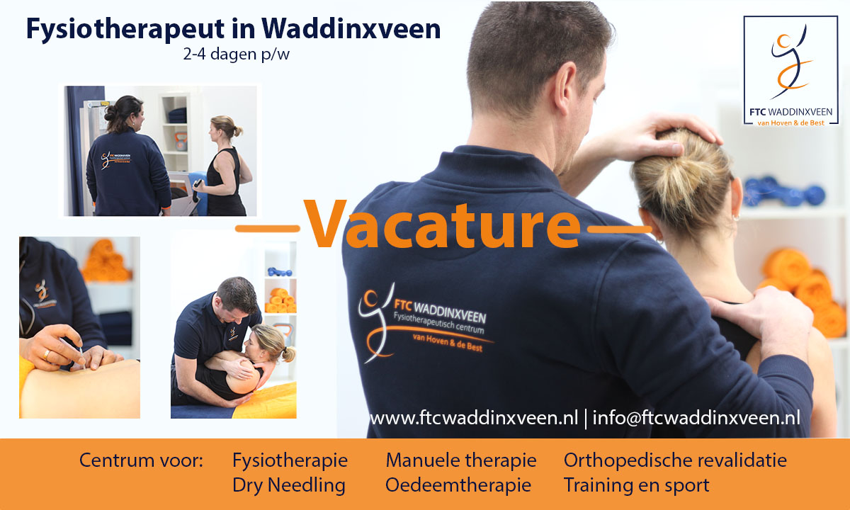Vacature fysiotherapeut Waddinxveen